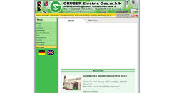 Desktop Screenshot of gruber-electric.com